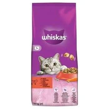 Whiskas Dry hovězí maso a játra 14 kg