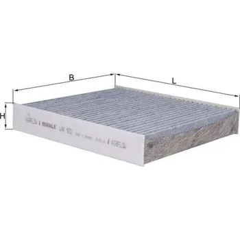 Ventilátor topení a klimatizace Filtr, vzduch v interiéru KNECHT LAK 923