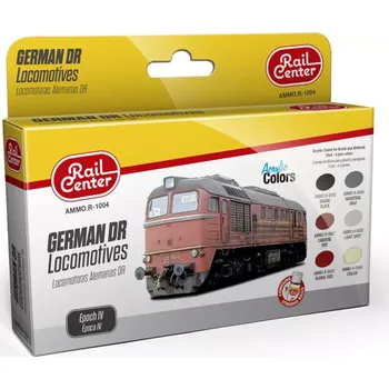 Modelářství Sada barev pro motorové lokomotivy - Noch Rail Center 4601004