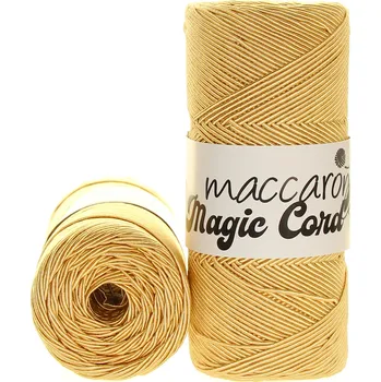 Příze Maccaroni Magic Cord zlatá 982