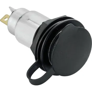 Zapalovač - zásuvka vestavná 12/24V s krytkou 10A