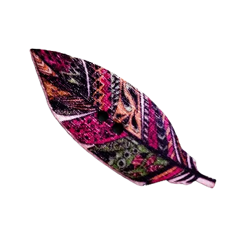 Knoflík Knoflík dřevěný ptačí pero III