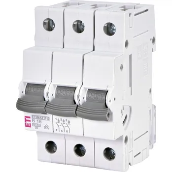Jistič Jistič ETI Etimat 3pól 10 kA B 16 A