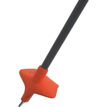 Běžkařská hole Talířek One Way Flash Basket Flame vel.L (oranžové 9 mm, pár)