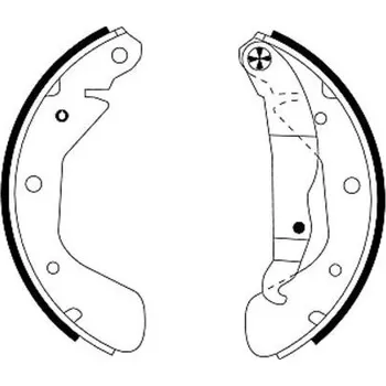 Brzdová čelist Sada brzdových čelistí TEXTAR 91044800