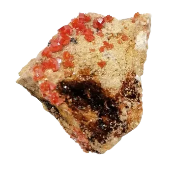 Vanadinit, vzácný minerál, drůzička 41 g