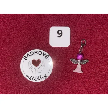 HandMade by NiJa + VeJa Přívěšek - andílek pro štěstí/ radost č.9