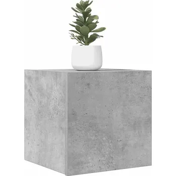 Televizní stolek vidaXL Nástěnná TV skříňka 30,5 x 30 x 30 cm [804493] Barva: Betonová šedá