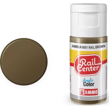 Barva hnědá kolejnicová matná - Noch Rail Center 4600001