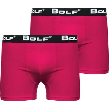 Boxerky Růžové pánské boxerky Bolf 0953-2P 2 PACK - 2XL