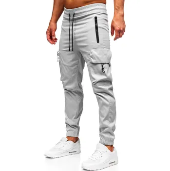 Šedé pánské jogger teplákové kapsáčé Bolf HSS299 - 2XL