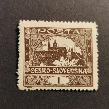 Sběratelství Známka ČSR, 1h, Pof.1C**