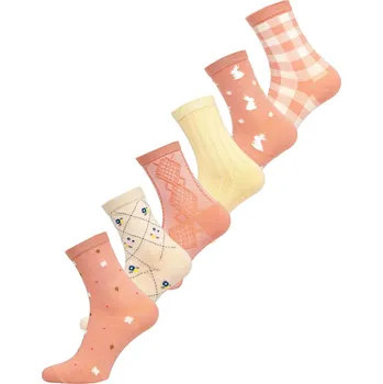 Pánská móda Dámské barevné vzorované ponožky Bolf M7-6P-2 6 PACK - 35-41