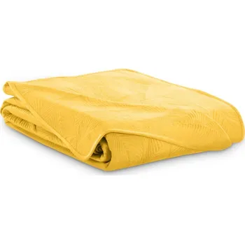 Přehoz na lůžko Oboustranný přehoz Palsha 170x270 cm zlatý, velikost 170x270