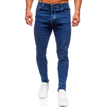 Pánské oblečení Tmavě modré pánské džíny regular fit Bolf 6019 - 30/S