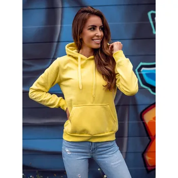 Dámská mikina Žluto-neonová dámská mikina anorak Bolf W02B - XL