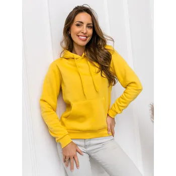 Dámská mikina Světle žlutá dámská mikina anorak Bolf W02 - S