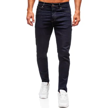 Pánské kalhoty Tmavě modré pánské džíny slim fit Bolf 5380 - 30/S