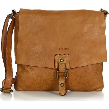 Kabelka Městská kožená kabelka MARCO MAZZINI vintage; velbloud