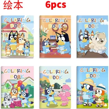 omalovánky Omalovánky s motivem Bluey - v balení po 6, 12 nebo 24 ks Počet kusů: 6 ks