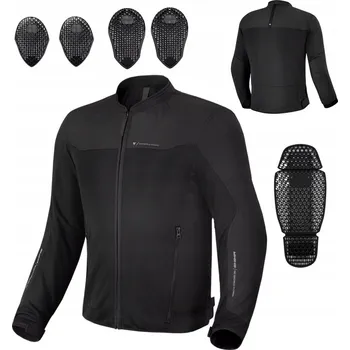 Moto bunda Motocyklová bunda SHIMA OPENAIR MEN BLACK vel. L