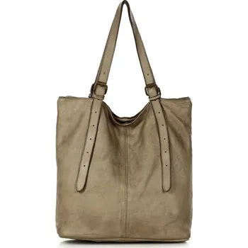 Kabelka GENUINE LEATHER Mazzini M201 béžová