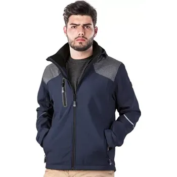 pracovní bunda Leber&Hollman HORN softshellová bunda modrá