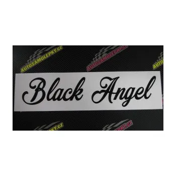 Polep vozidla SAMOLEPKA Black Angel nápis (10 - červená) NA AUTO, NÁLEPKA, FÓLIE, POLEP, TUNING, VLASTNÍ TEXT, TISK, AUTOSAMOLEPKY.cz, POLEPY, OBRÁZEK, LOGO, SAMOLEPKY