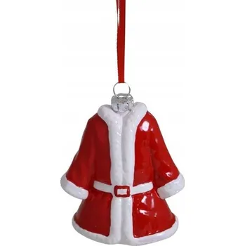 Vánoční dekorace Ozdobená Mikuláš Vánoční Koule 8,7 cm 1 ks