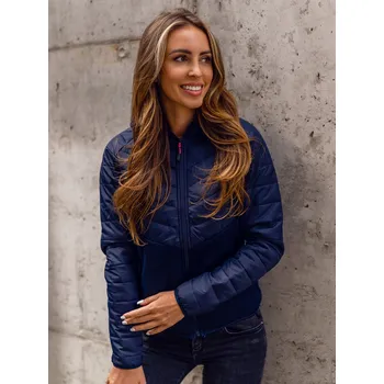 Tmavě modrá dámská sportovní přechodová bunda Bolf KSW4005A - L