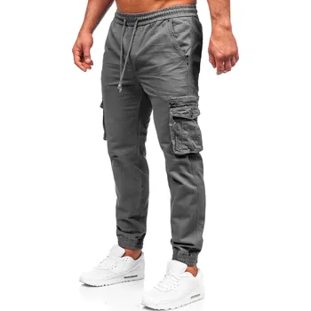 Oblečení a móda Grafitové pánské jogger kapsáče Bolf MP0181G - 33/L