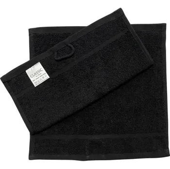 Ručník Profod AKCE Ručník CLASSIC bílý/černý 30x30 cm mini Barva: černá 30x30, Rozměr: 30x30