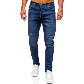Pánské kalhoty Tmavě modré pánské džíny slim fit Bolf 6561 - 30/S