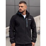 Černo-modrá pánská softshellová bunda Bolf WX061A - M