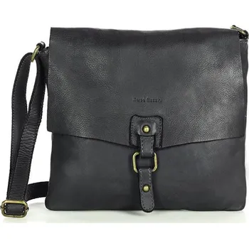 Kabelka Marco Mazzini Městská kožená kabelka MARCO MAZZINI vintage černá