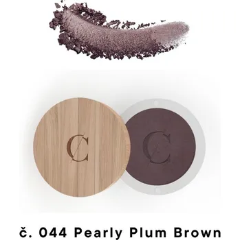 Dekorativní kosmetika Couleur Caramel Bio oční stíny perleťové - n°044 Pearly plum brown