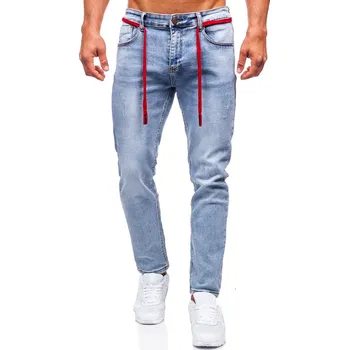 Pánské kalhoty Modré pánské džíny skinny fit Bolf KX555-2A - 29/S