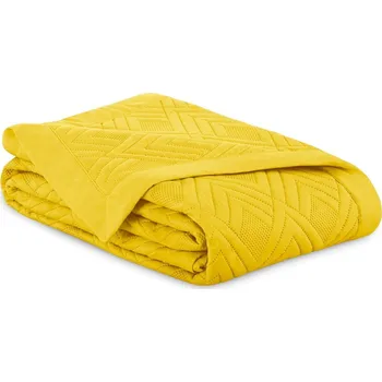 Přehoz na lůžko Přehoz na postel AmeliaHome Ophelia V hořčicový, velikost 260x280