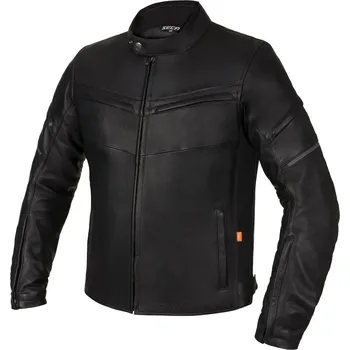 Moto bunda Kožená moto bunda SECA Darkside TFL černá L