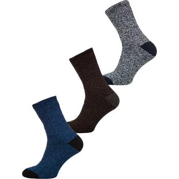 Pánské ponožky Pánské barevné-1 silné zimní termo ponožky Bolf A8990-1-3P 3PACK - 44-46