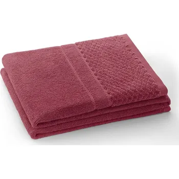 Ručník Ručník RUBRUM klasický styl 30x50 cm růžový, velikost 70x130