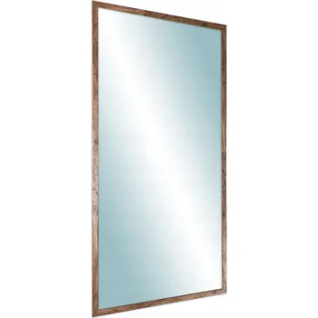 Zrcadlo Zrcadlo v úzkém rámu 60x40, staré dřevo