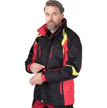 Pánská bunda Reis WILSSON Firrst zateplená bunda black/red