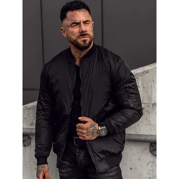 Černá pánská přechodová bunda bomber Bolf AK95A - 2XL