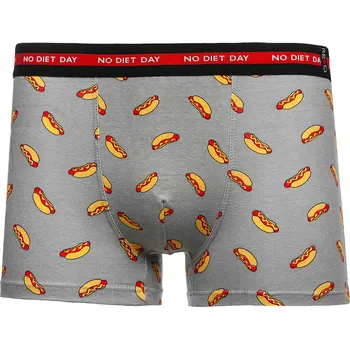 Pánská móda Šedé pánské boxerky Bolf 1BE744 - XL