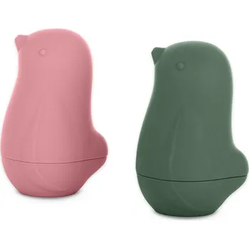vodní stůl Petite & Mars Hračky silikonové do koupele Love birds 6 m+ Petite&Mars Rose Green