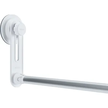 Věšák Koupelnový věšák Umbra stříbrný/bílý, velikost 97x7x7