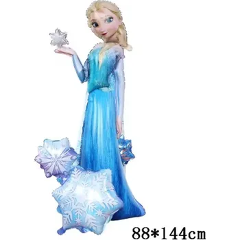 Dětský míč Frozen (Ledové království) Narozeninová party - balonky s motivem Ledové království (fialové s Olafem) Varianta: Elsa