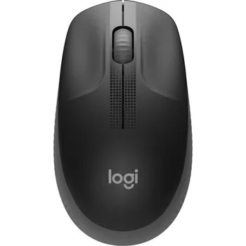 Počítač Logitech M190/Kancelářská/Optická/1 000 DPI/Bezdrátová USB/Černá