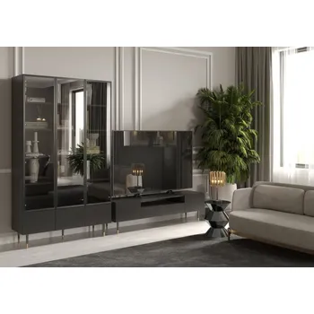 Šatní skříň Maridex skříň IMPERIAL I06 Barva: černá